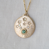 3 of 3: Rising Sun Tourmaline and Diamond Pendant