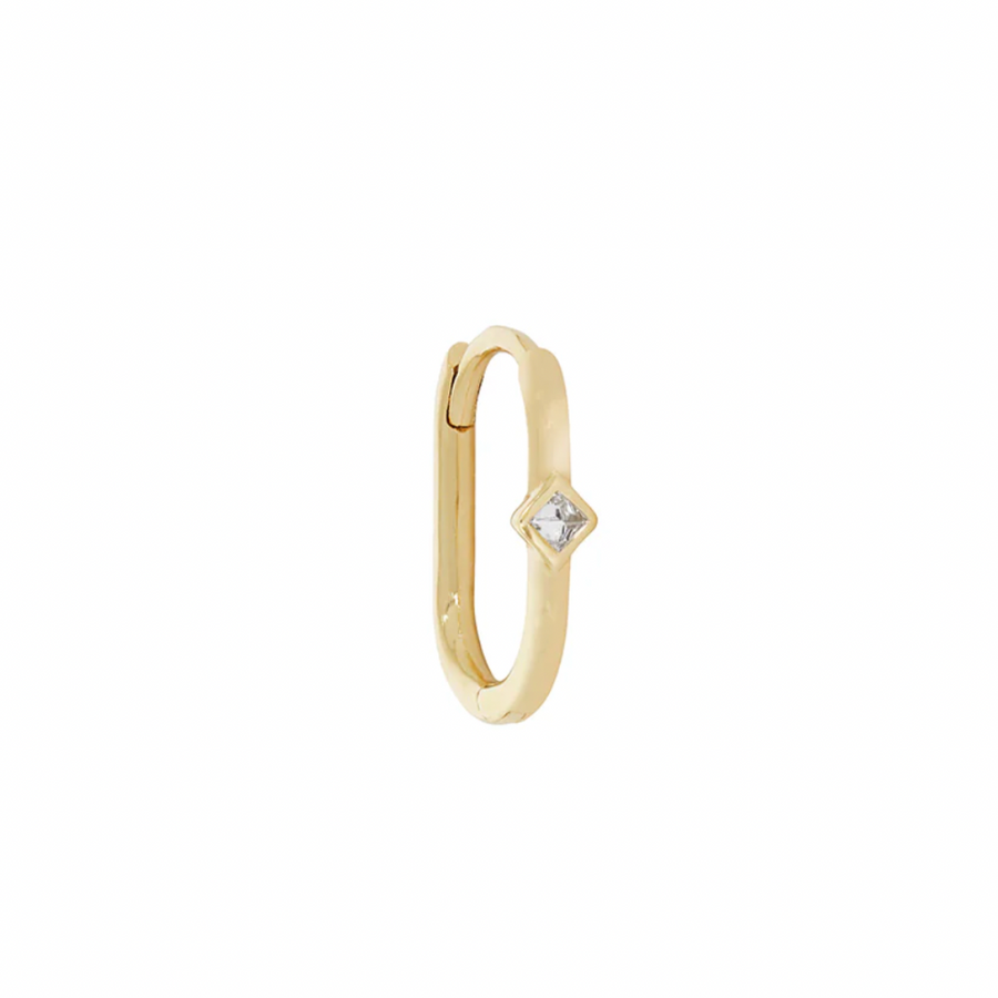 9ct yellow with a hinge fastening, these minimal hoops are ideal for smaller piercings