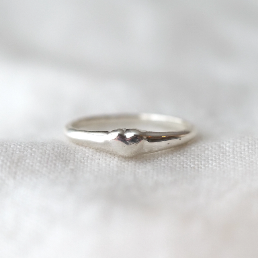 Sterling Silver Love Signet