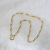 2 of 3: Mixed Link 18K Gold Necklace