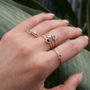 5 of 8: Pear Stacking Ring