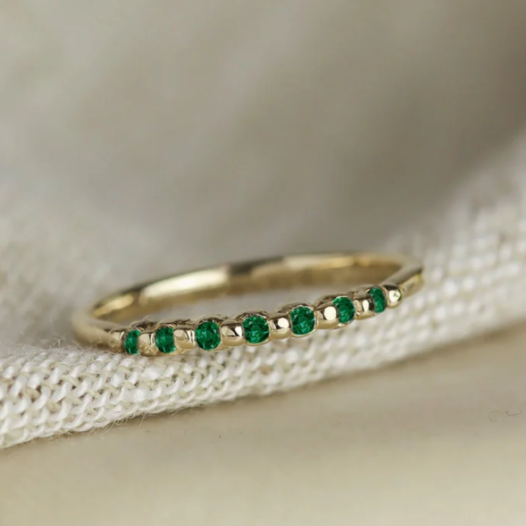 Timeless Emerald Ring-Lacee Alexandra-Marisa Mason