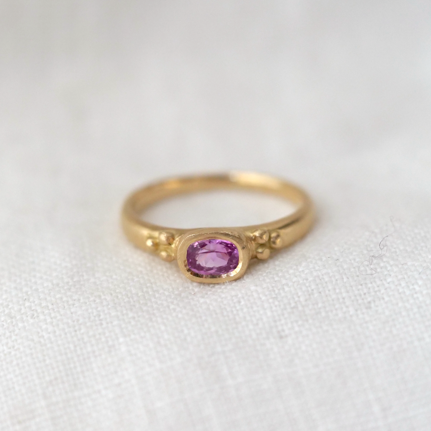 Matillija Pink Sapphire Ring | Marisa Mason Jewelry