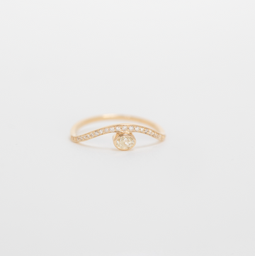 Diamond Wave Ring- no.37