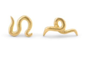 18k Serpent Studs