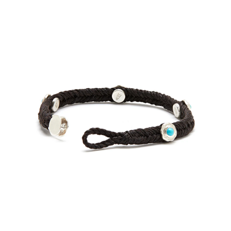 Turquoise Studded Fishtail Bracelet