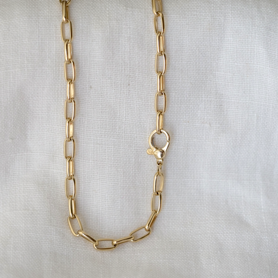 Semi-hollow Paperclip Chain