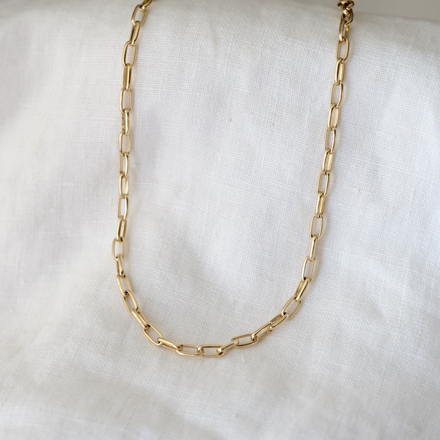 Semi-hollow Paperclip Chain