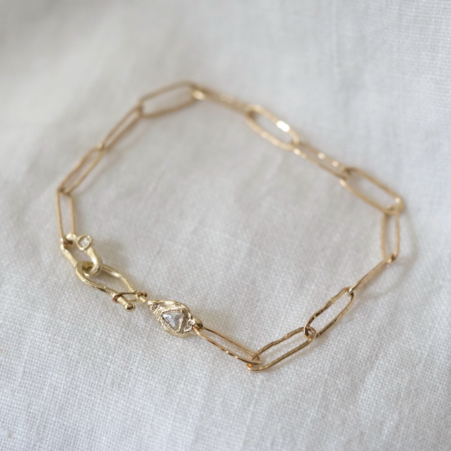 Unorthodox Diamond Chain Bracelet