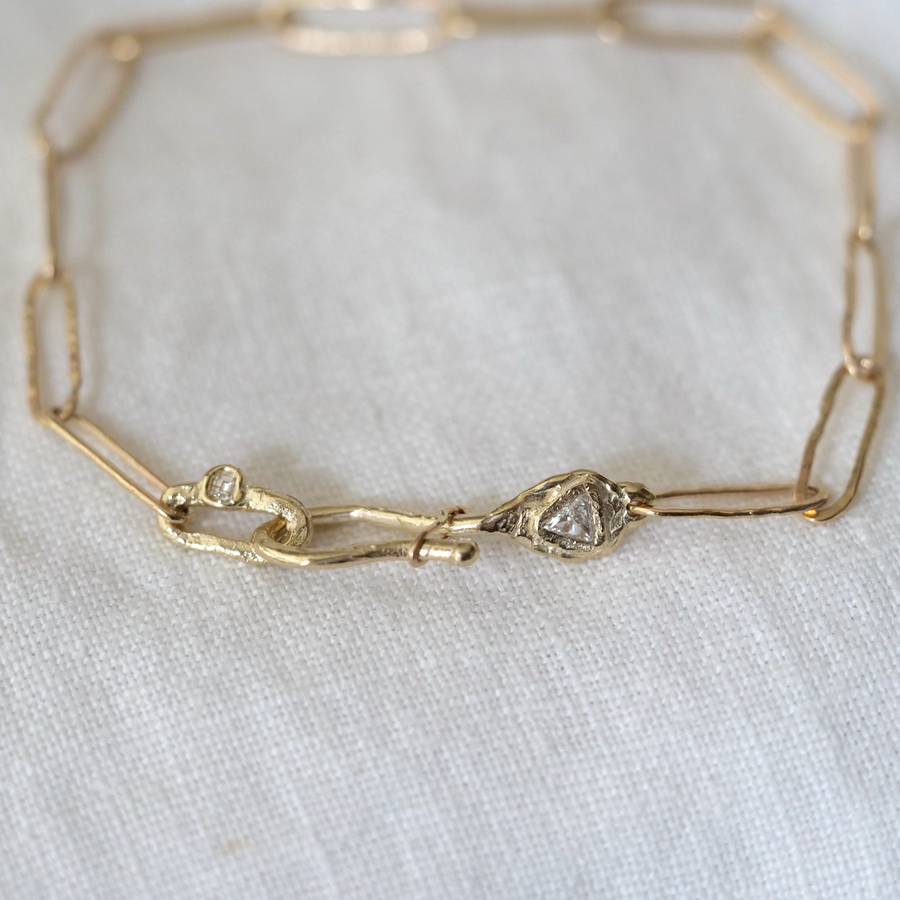 Unorthodox Diamond Chain Bracelet