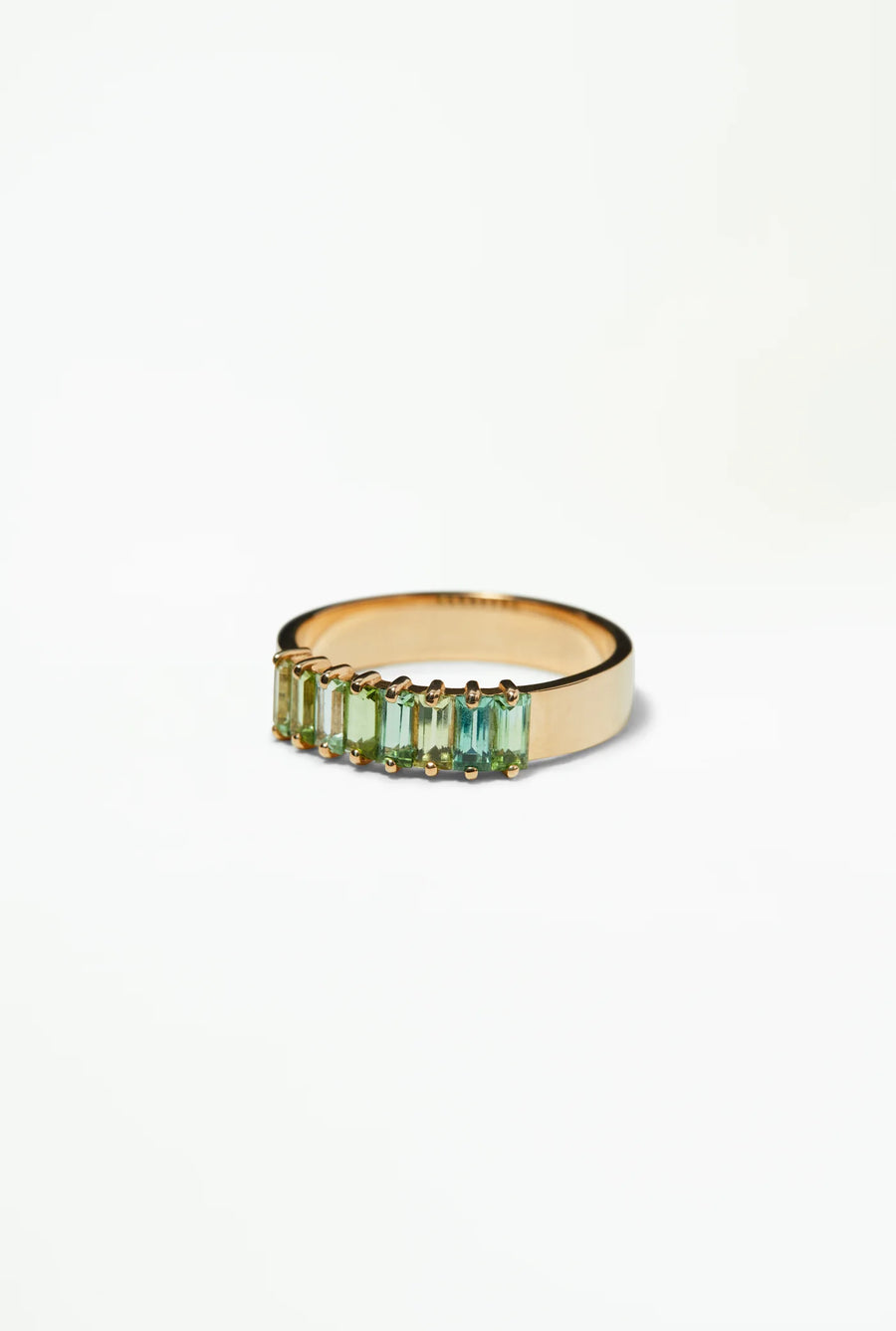 Tourmaline Baguette Band