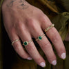 2 of 2: Emerald Petra Ring