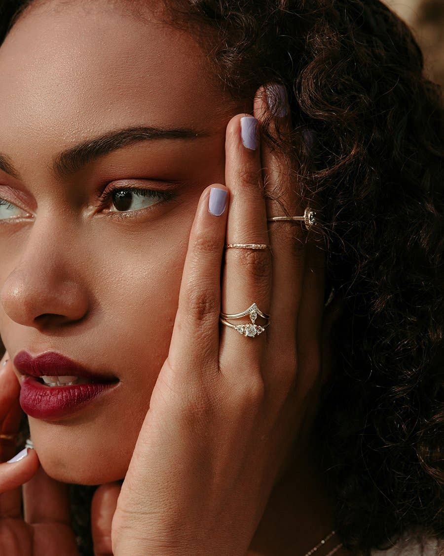 Marquise Gemstone Peak Ring