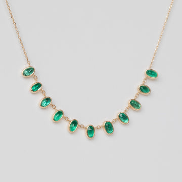 Many Emeralds Necklace