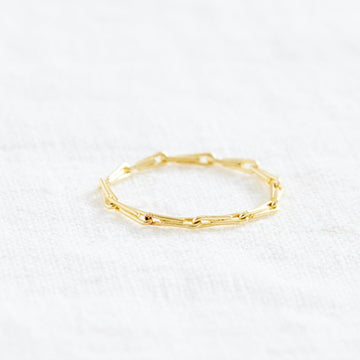 Oro Chain ring-Marisa Mason Jewelry-Marisa Mason Jewelry