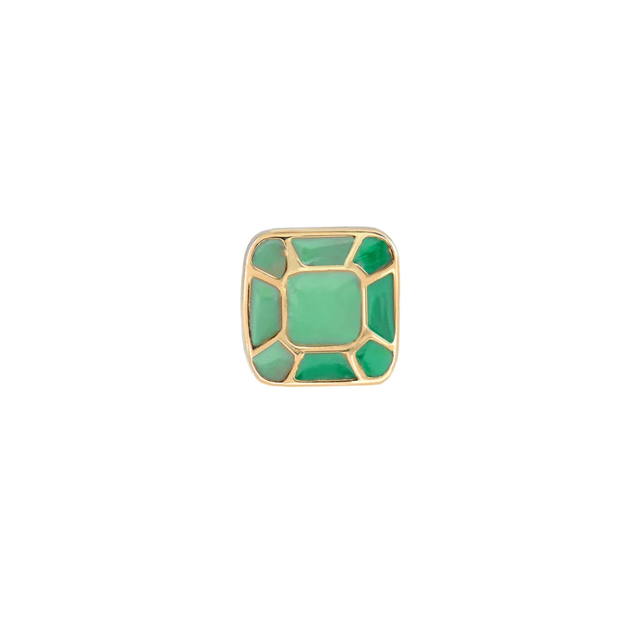 Petite 'Gem' Enamel Stud | Métier – Marisa Mason