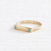 2 of 3: Double Turquoise Message Ring-Marisa Mason Jewelry-Marisa Mason Jewelry