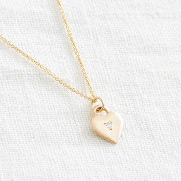 Love Diamond Necklace-MM Fine Necklaces-Marisa Mason