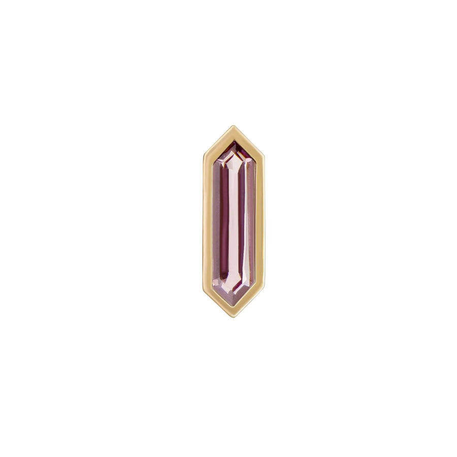 Mini Bezel Hexa Gemstone Studs-OD Fine Earrings-Marisa Mason