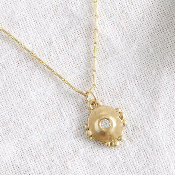 Roamer Diamond Pendant Necklace-MM Fine Necklaces-Marisa Mason