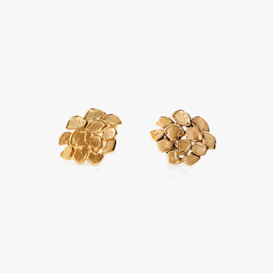 Leaf Cluster Studs-OD Fine Earrings-Marisa Mason