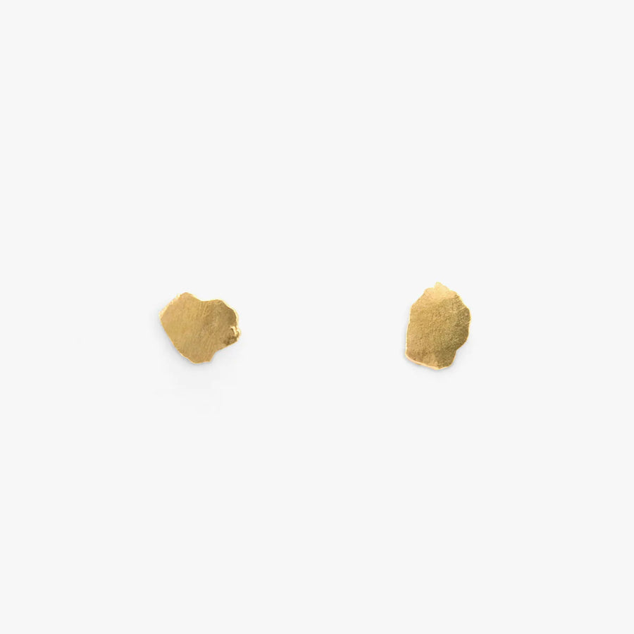 Gold Fleck Studs-OD Fine Earrings-Marisa Mason