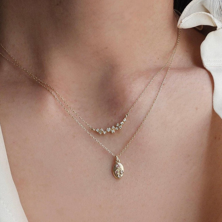 Shield Necklace-OD Fine Necklaces-Marisa Mason