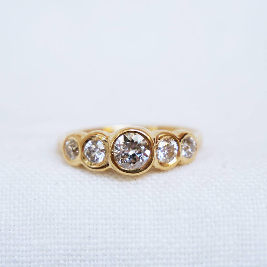 Lyra Diamond Ring-MM Fine Rings-Marisa Mason