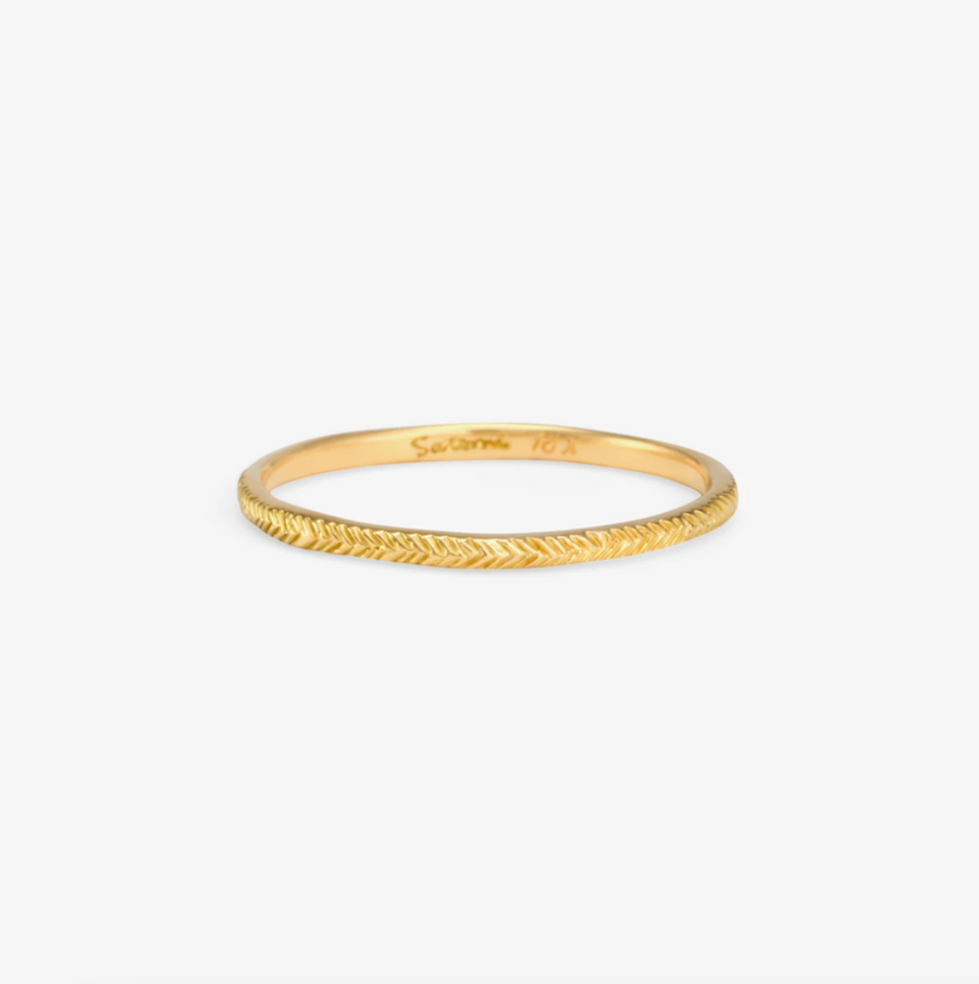 Satomi Kawakita Jewelry gold ring gold band 14k gold