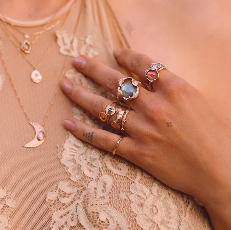 Little Space Orbit Ring-OD Fashion Rings-Marisa Mason