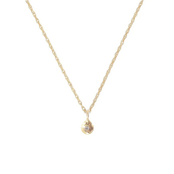 Solid Gold Diamond Necklace