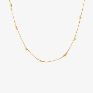 Spaced Crescent Necklace