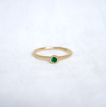 Sacred Bezel Emerald-MM Fine Rings-Marisa Mason