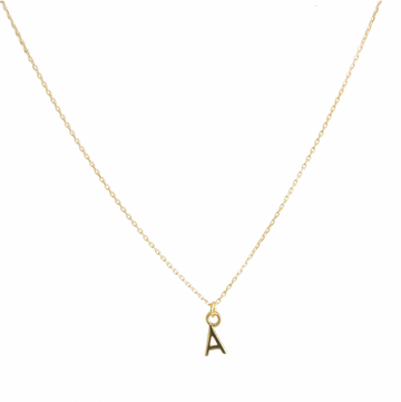 Mini Initial Charm Necklace