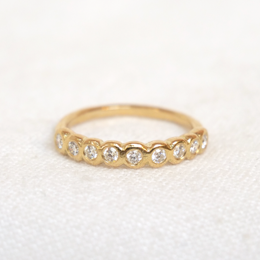 9 Stone Diamond Ring | Marisa Mason Jewelry