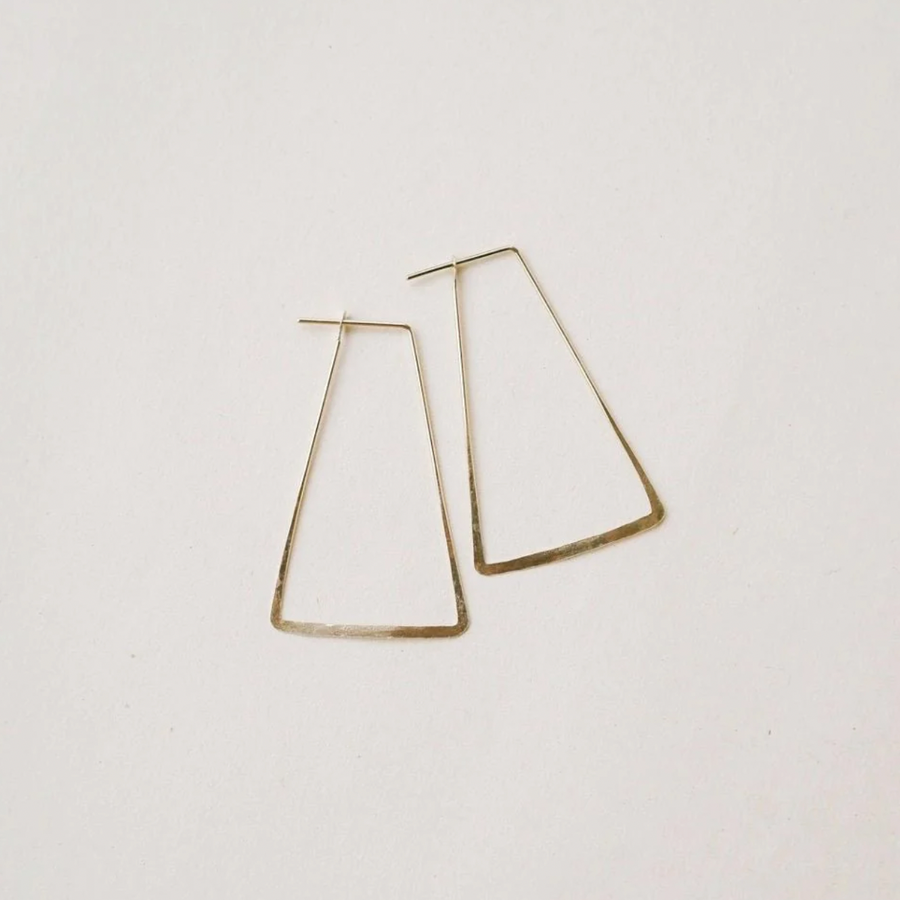 Seam Hoop-OD Fashion Earrings-Marisa Mason