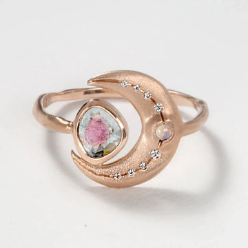 Shimmering Moon Ring