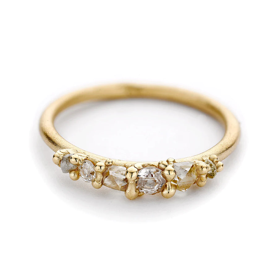 Six Stone Mixed Diamonds Ring-OD Fine Rings-Marisa Mason