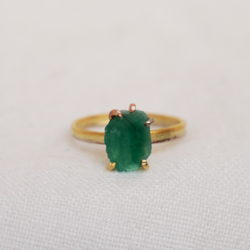 Brazilian Emerald Ring-OD Fine Rings-Marisa Mason