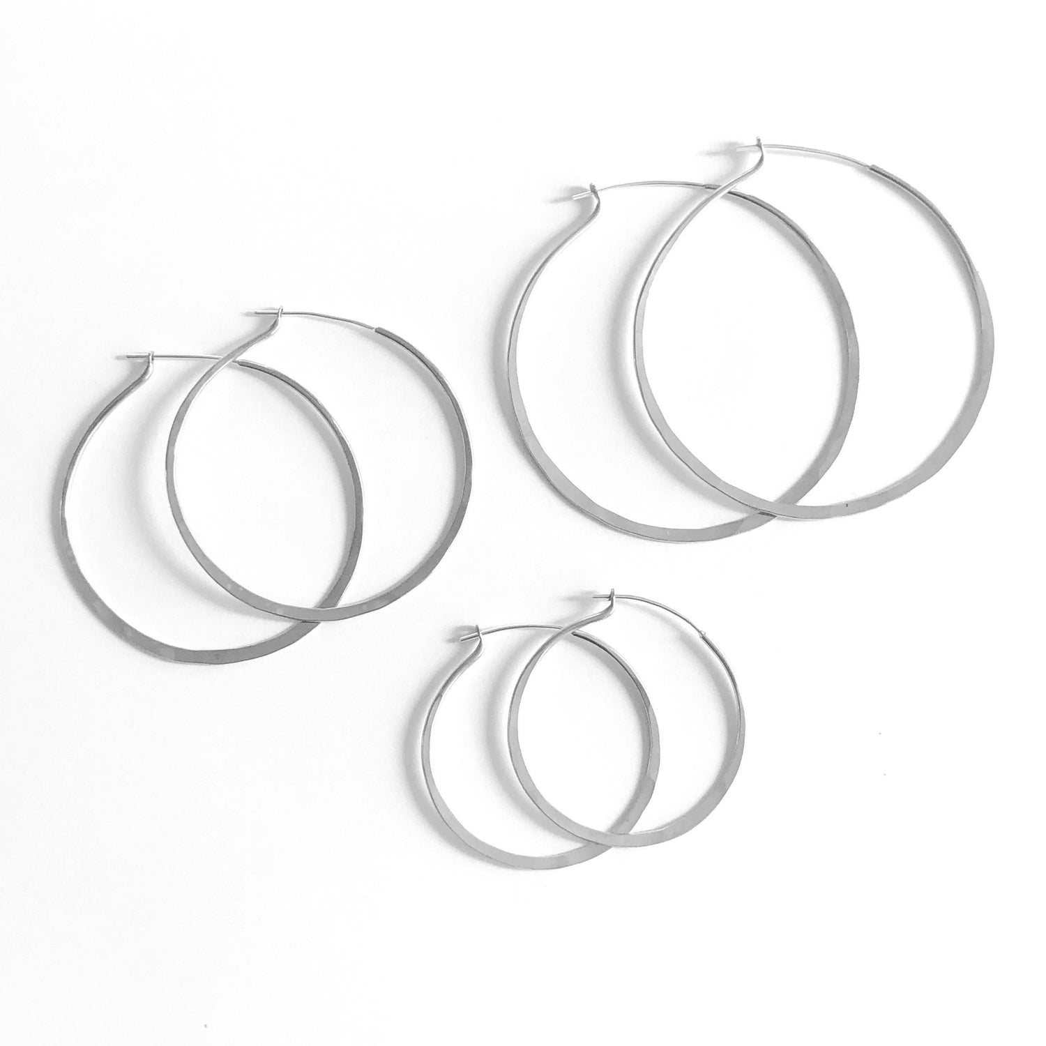 Marisa Mason sold Classic Hammered Hoop Earrings