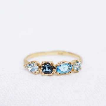 Oceanic Gemstone Ring-OD Fine Rings-Marisa Mason