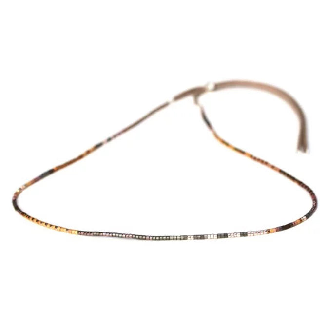 Thin Beaded Necklace